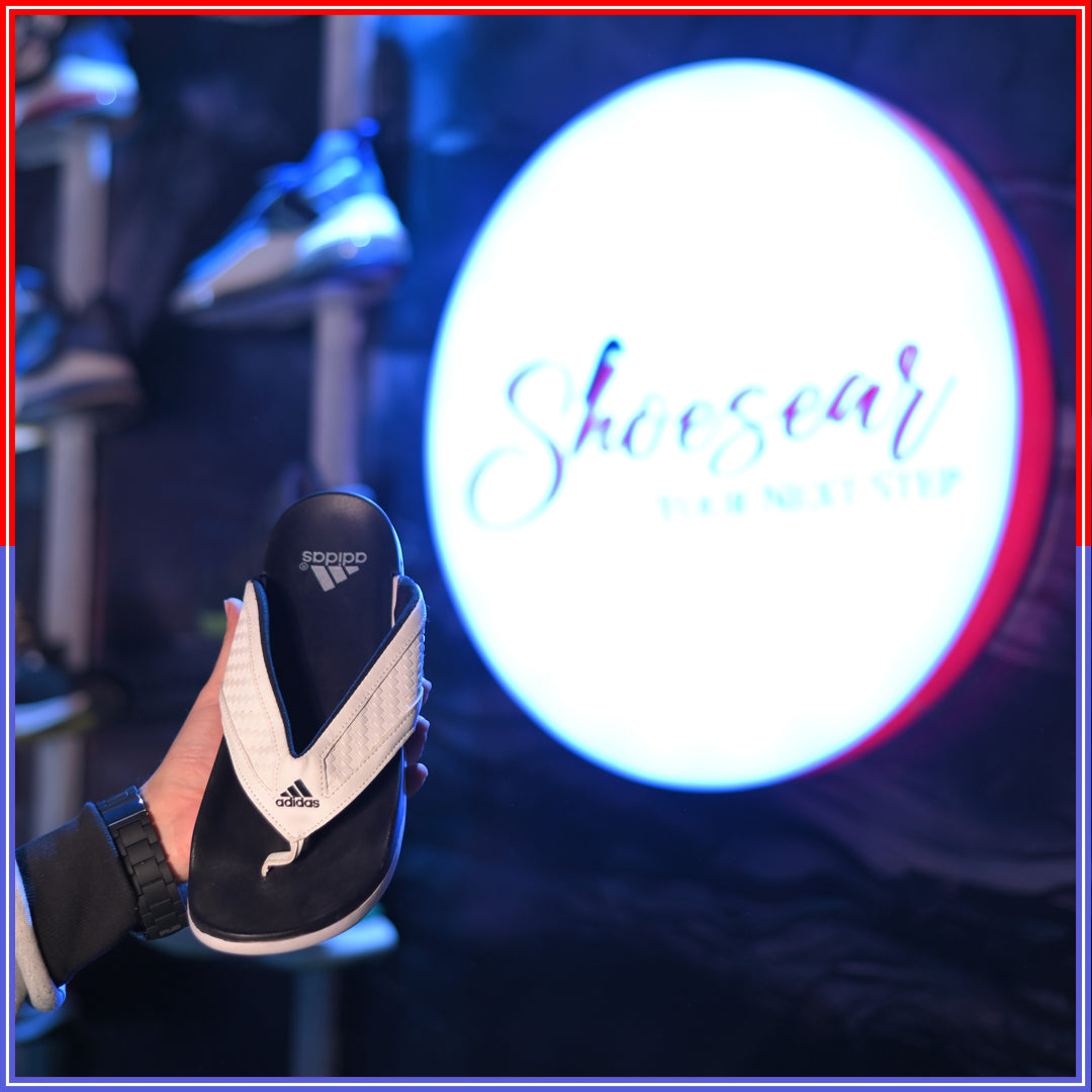 Addi Slippers White and Black