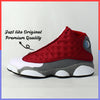 Air JDN 1 3 red and white Shoes
