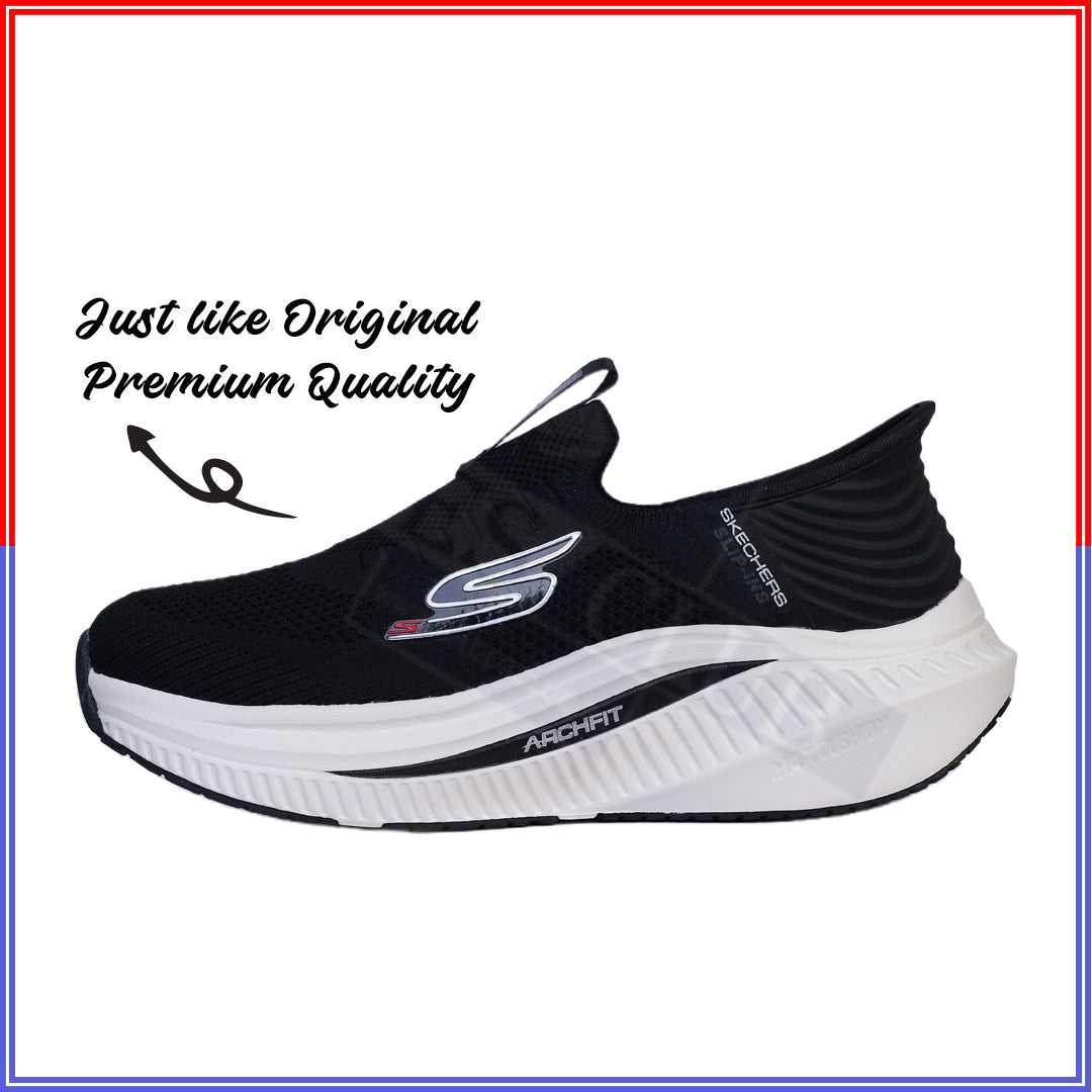 Skechers Arch Fit Max Cushioning Slip-Ins. Black