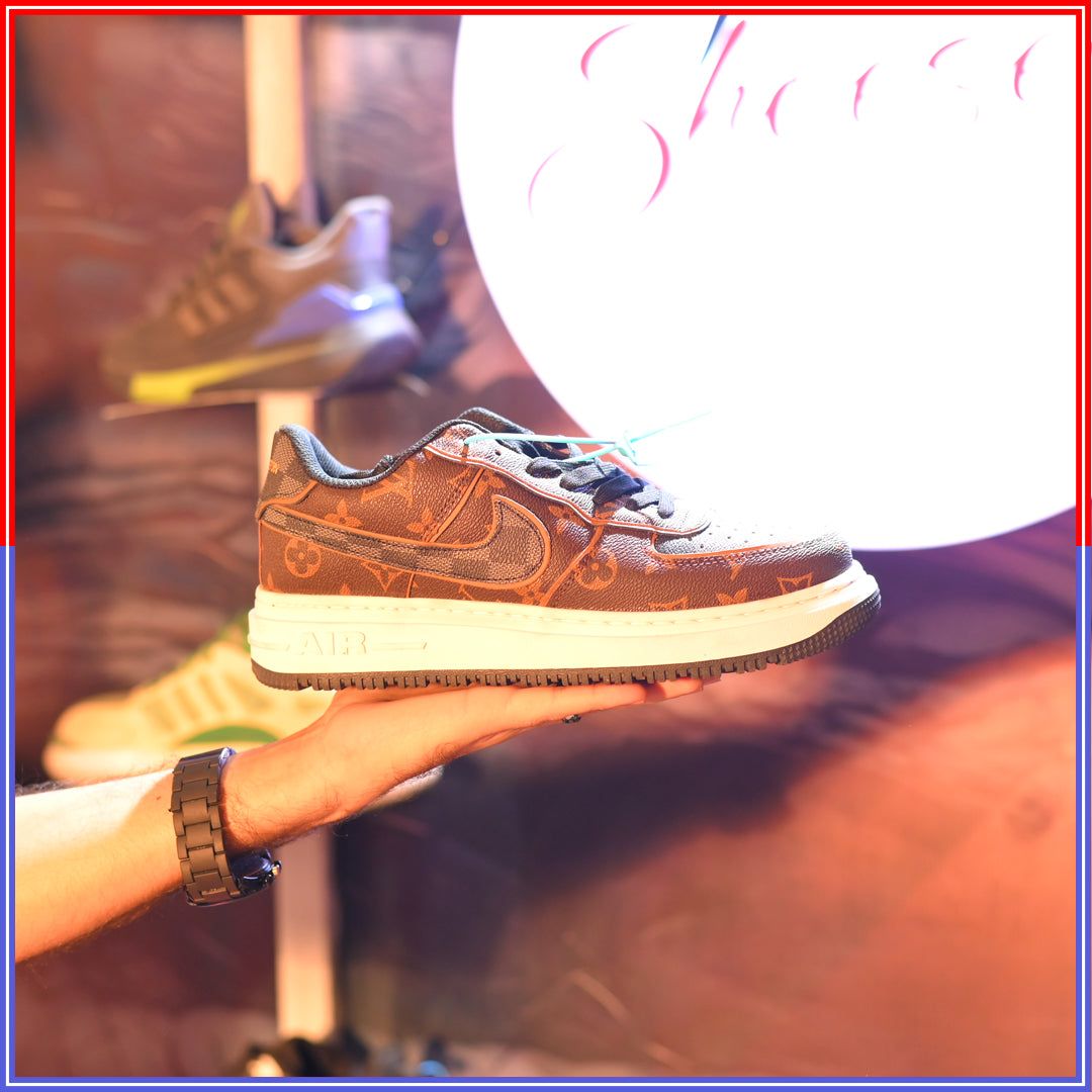 Louis Vuitton x Nike Air Force 1 Brown