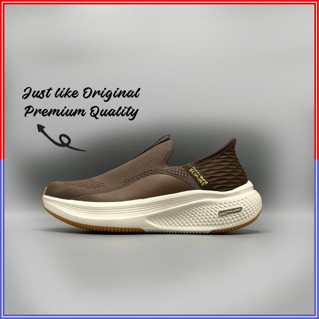 Skechers Arch Fit Max Cushion Slip Ins(Dark Brown)