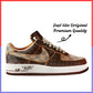 Louis Vuitton x Nike Air Force 1 Brown