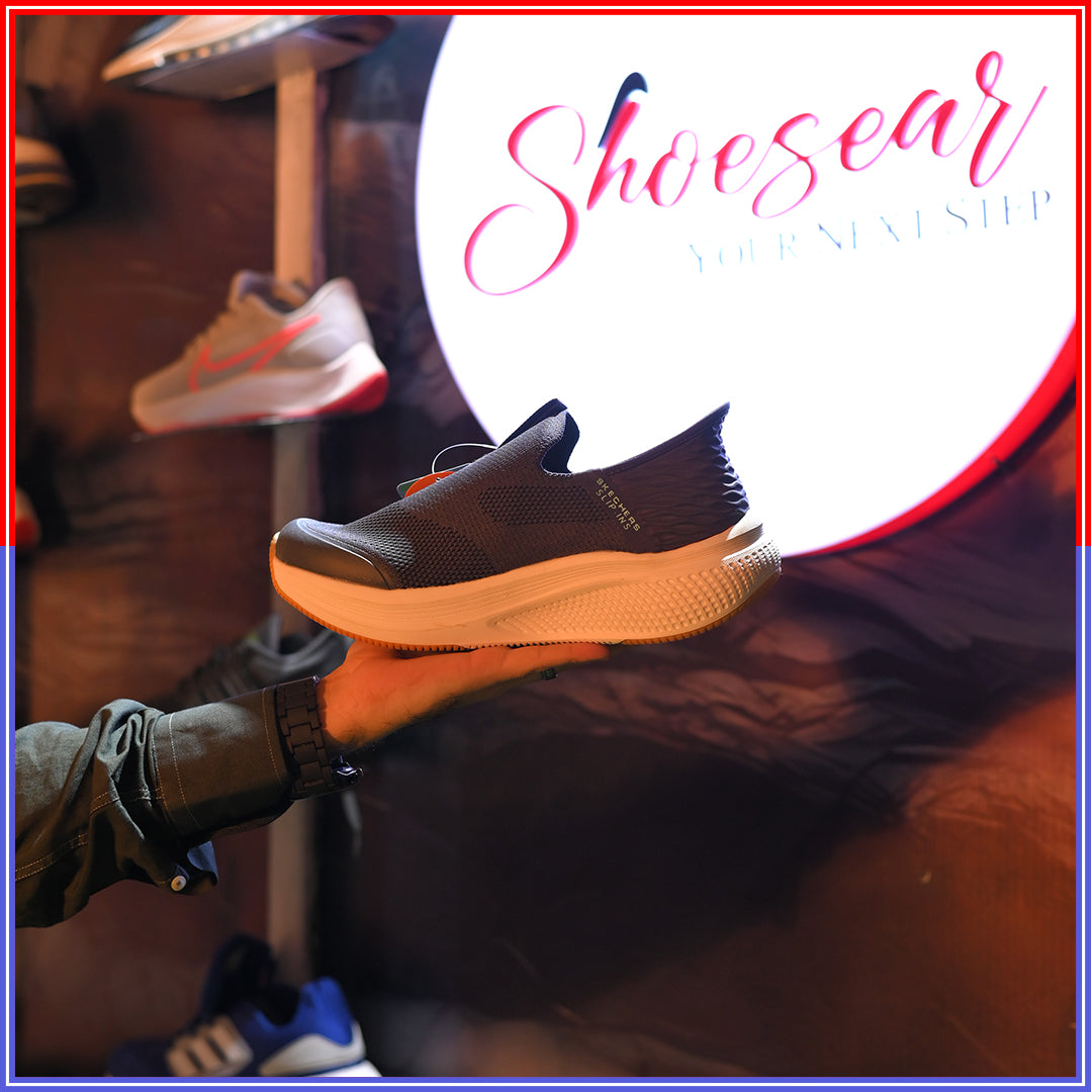 HIPER BUST SKECHERS | BLACK & WHITE, YELLOW COLOR