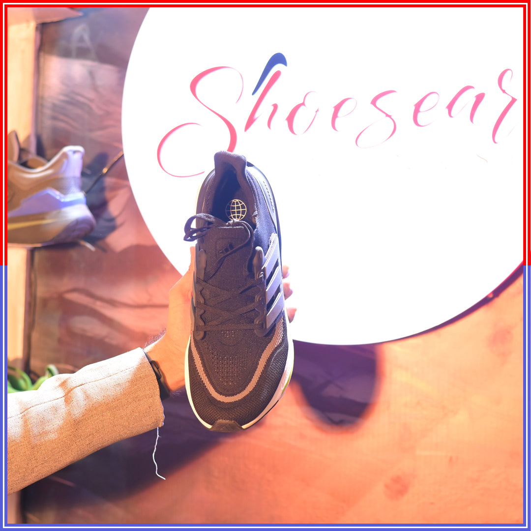 Adidas Ultraboost 5 running shoes.