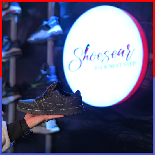 Aj-1 Lowss x Truviis Scottt (Black Phantom) Dot Perfect Version