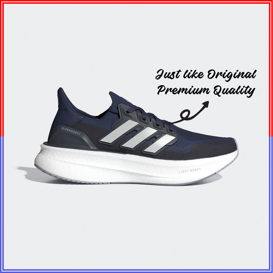 Adidas Ultraboost 5 running shoes.