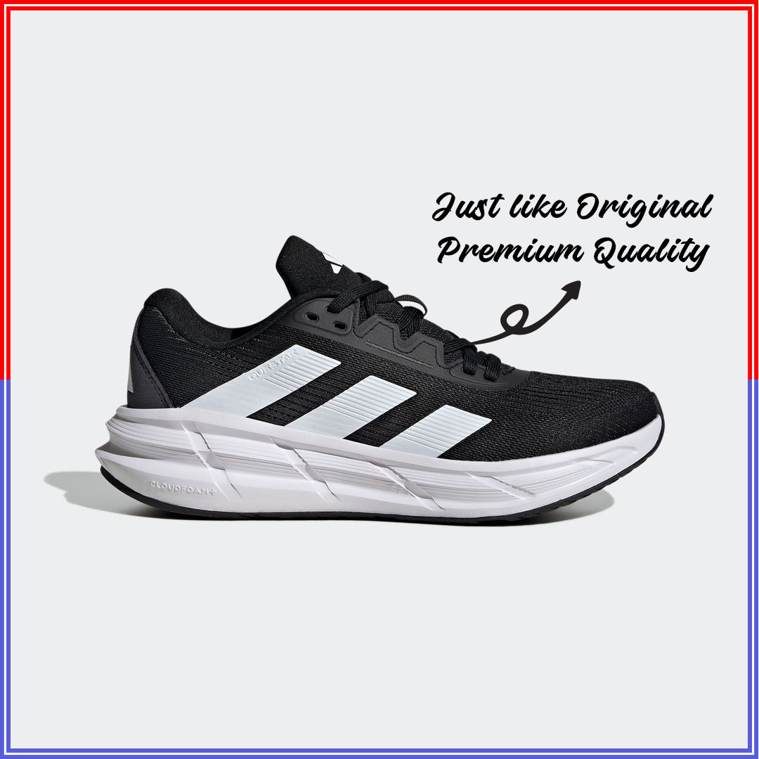 Adidas AdiStar Black White Premium Quality