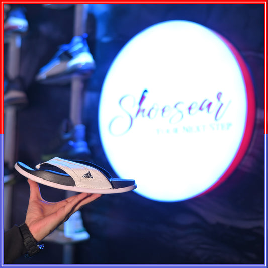 Addi Slippers White and Black