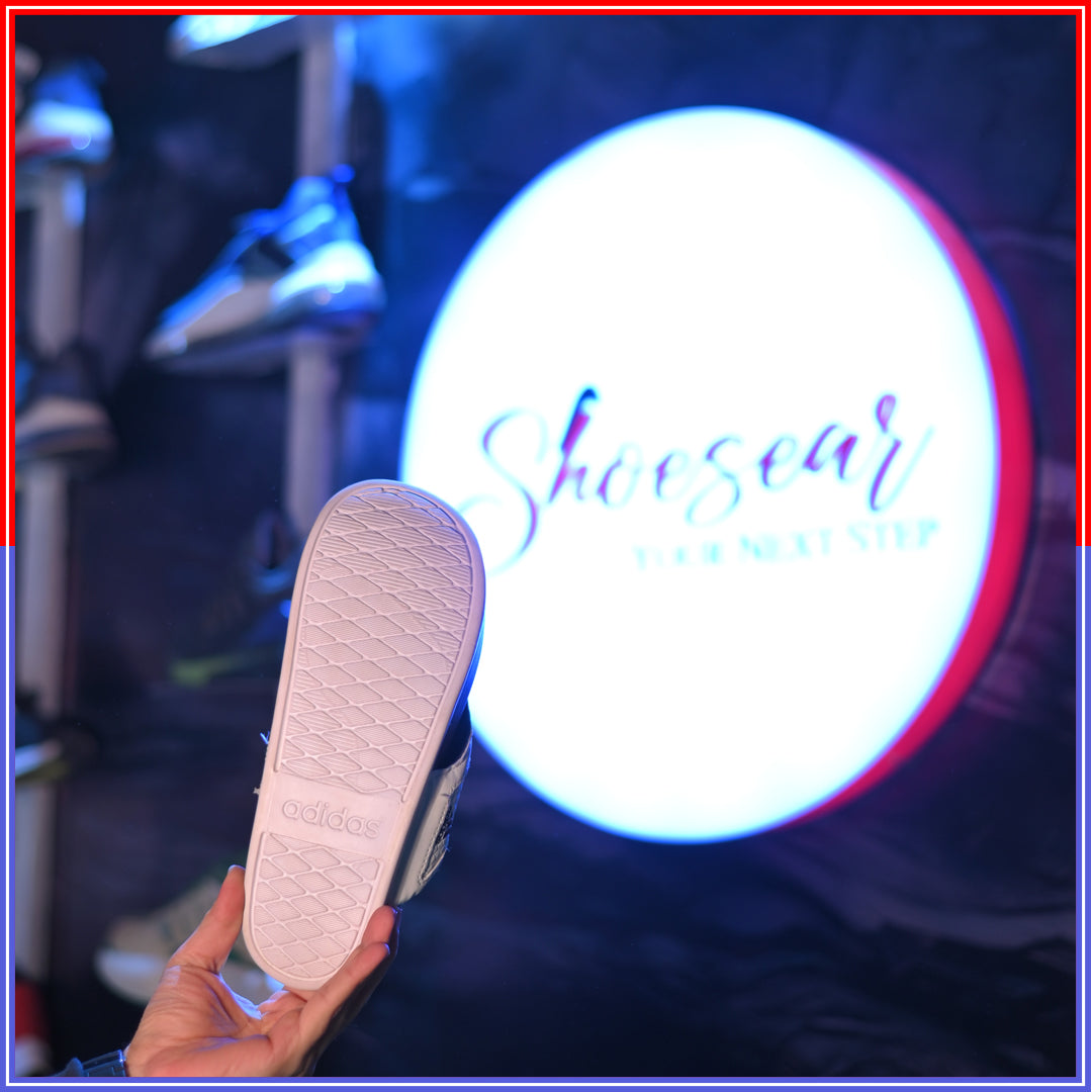 Addi Slippers White and Black