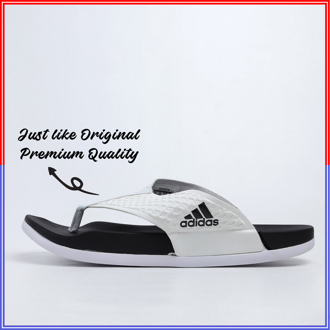 Addi Slippers White and Black