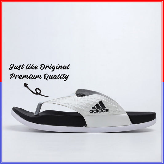 Addi Slippers White and Black