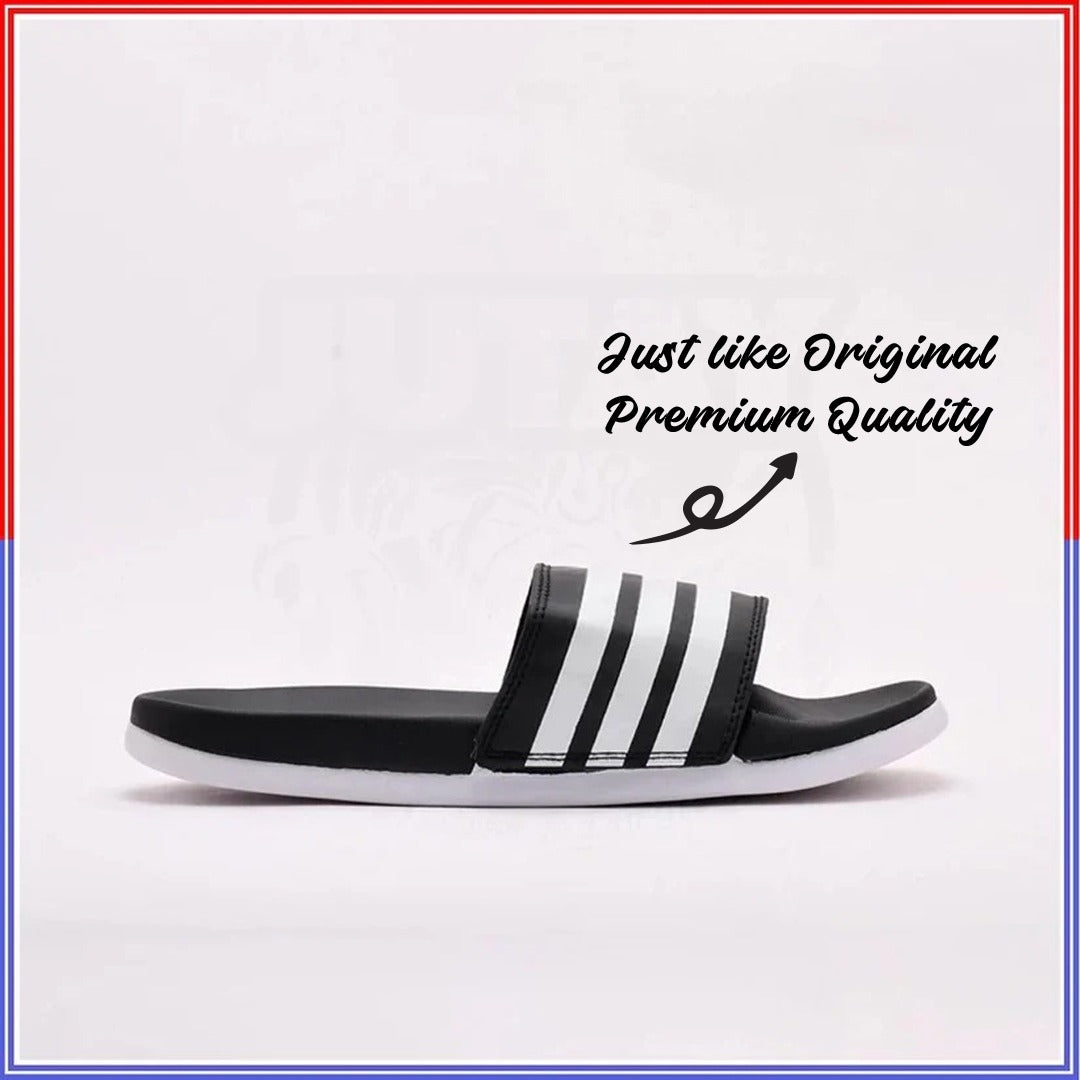 ADIiDAS SLIDES BLUE PREMIUM QUALITY(DOT PERFECT)