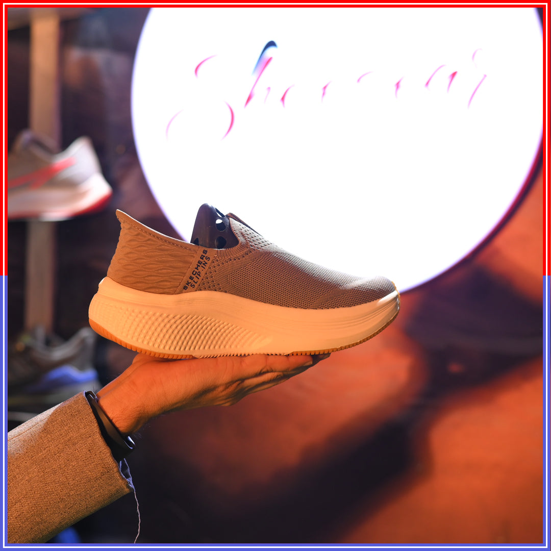 SKECHERS ULTRALIGHT Khaki white premium quality