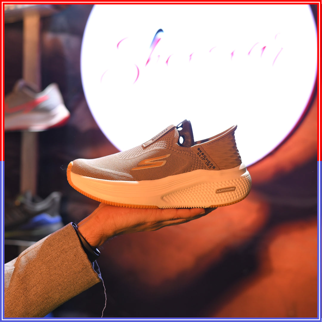 SKECHERS ULTRALIGHT Khaki white premium quality