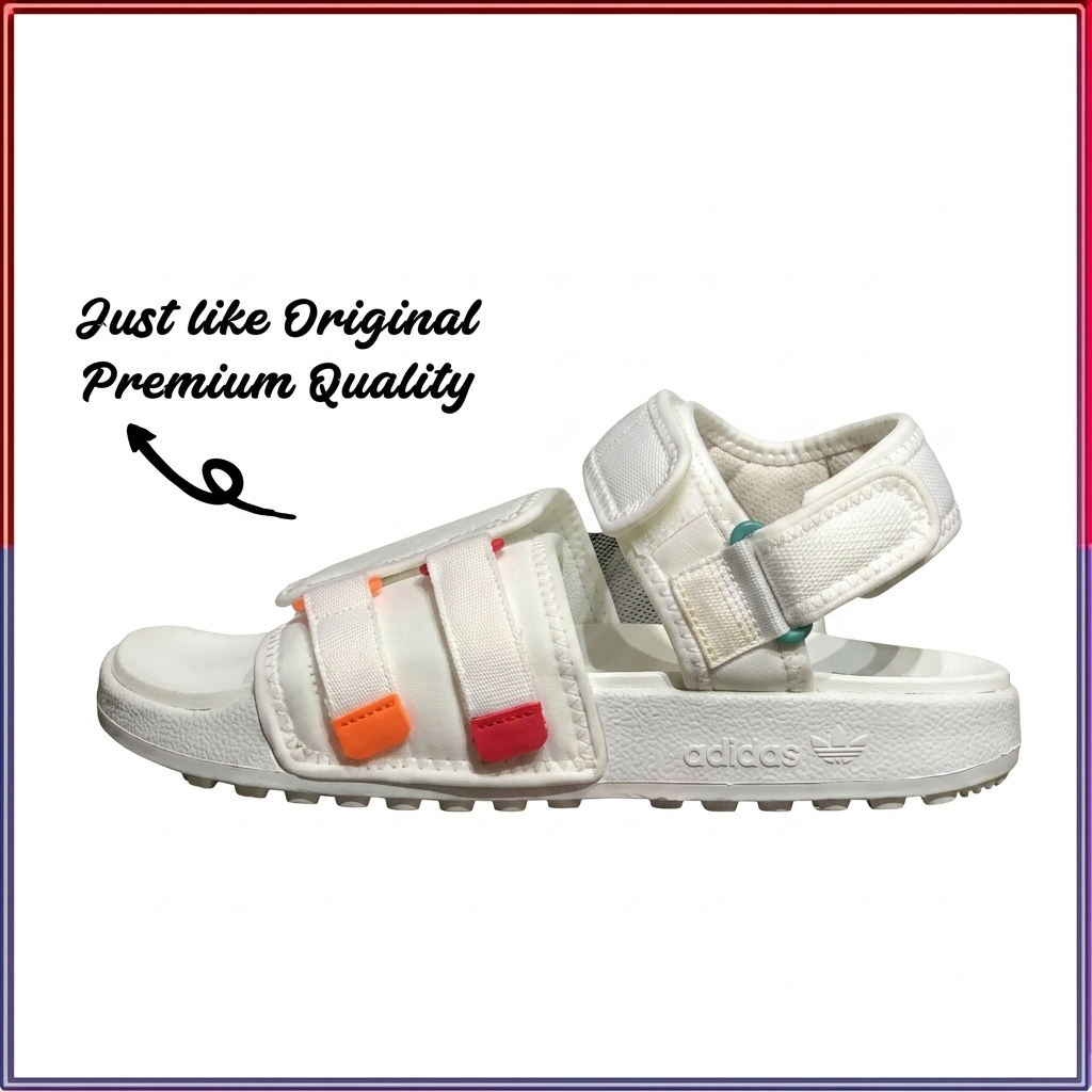 Adidas Originals Comfort Strap Sandals (White)