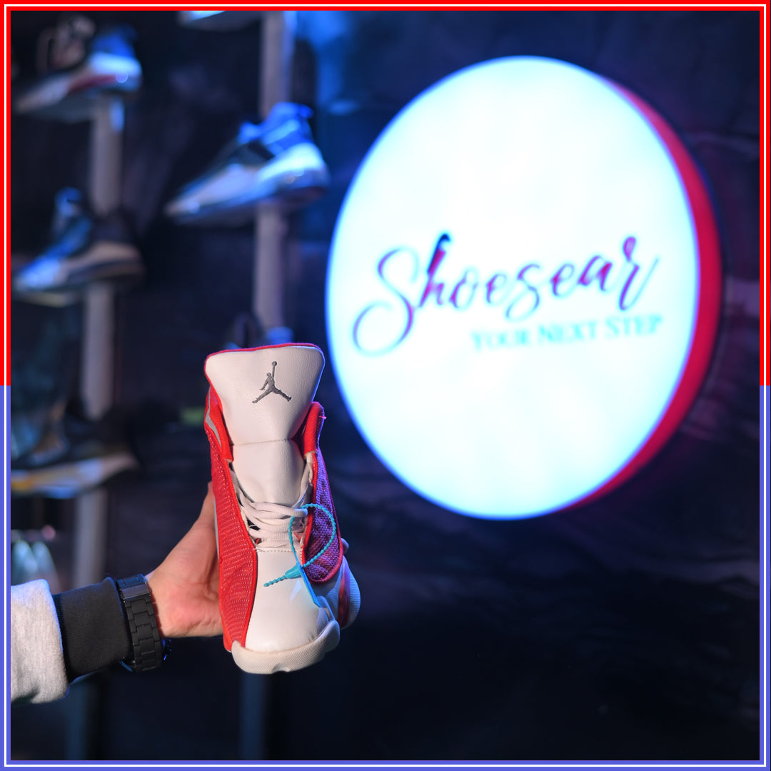 Air JDN 1 3 red and white Shoes