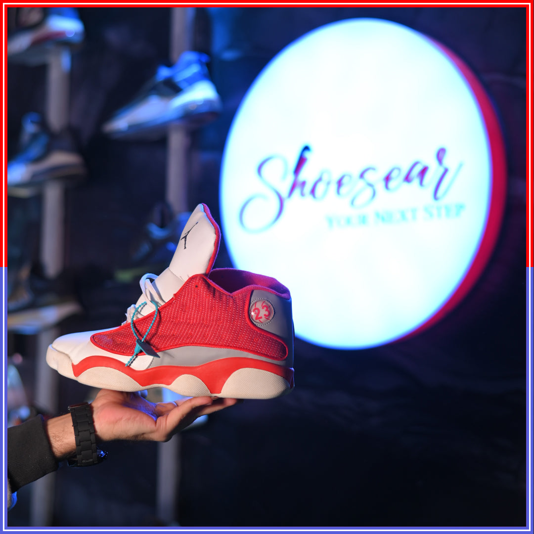 Air JDN 1 3 red and white Shoes