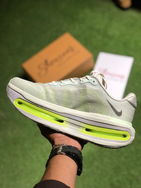 Nike Vomero Premium in the "Barely Volt" colorway.