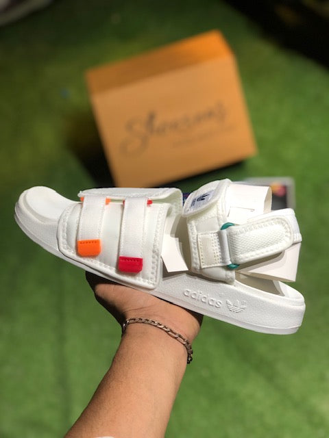 Adidas Originals Comfort Strap Sandals (White)