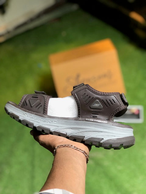 Skechers D'Lux Trekker Performance Sandals (Brown)