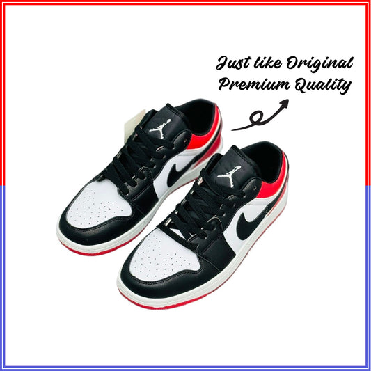 Jordan Low Top Red Black White
