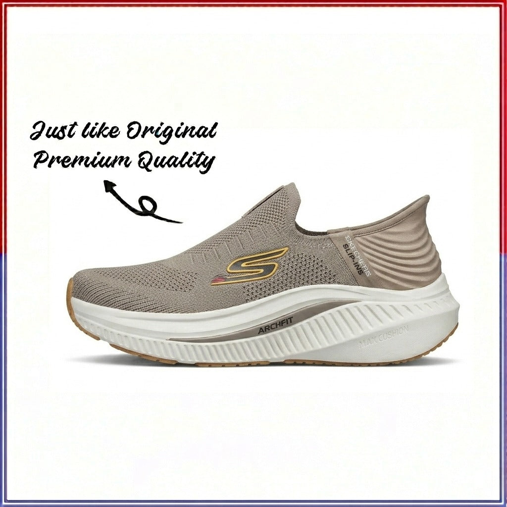 Skechers Arch Fit, Max Cushion, and Slip-ins (dot perfect)