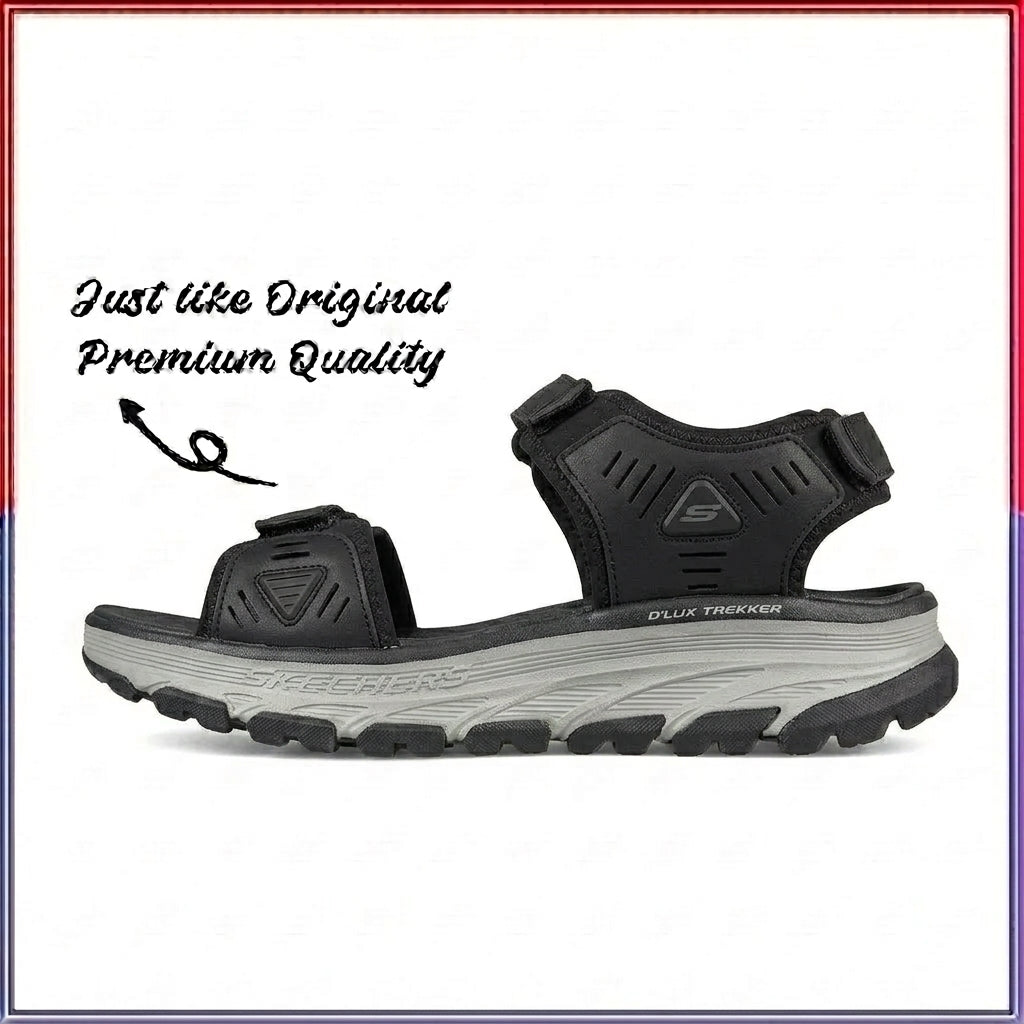 Skechers D'Lux Trekker Performance Sandals (Black)