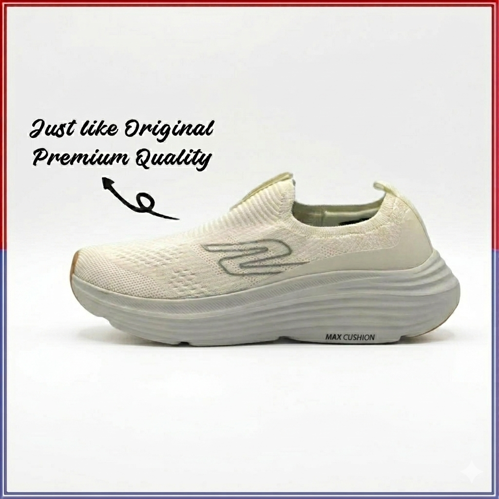 Skechers Max Cushion - off-white Women