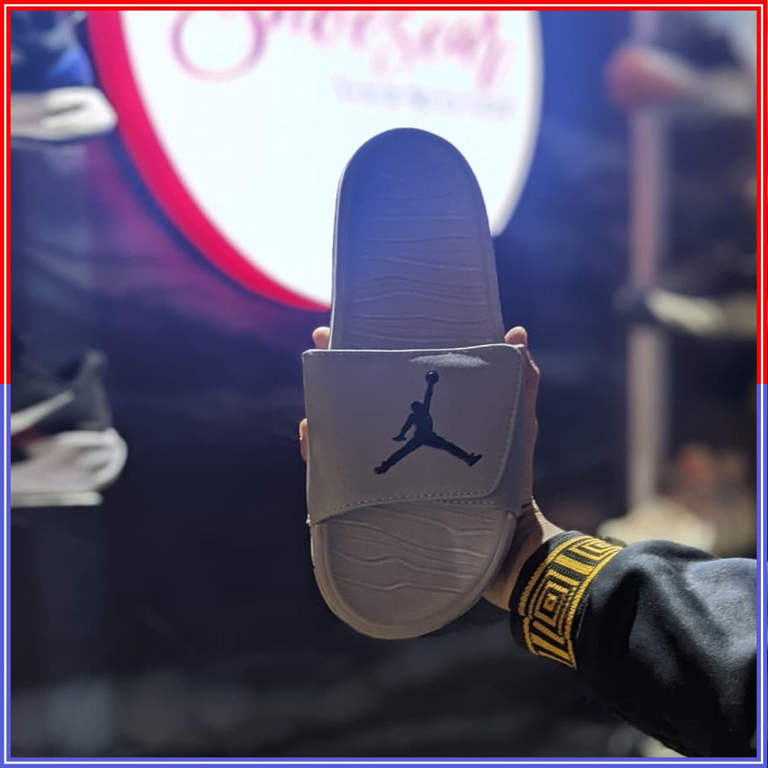 Jordan Slippers Grey