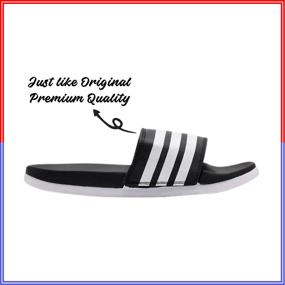 ADIiDAS SLIDES BLUE PREMIUM QUALITY(DOT PERFECT)