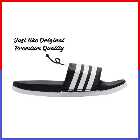 ADIiDAS SLIDES BLUE PREMIUM QUALITY(DOT PERFECT)
