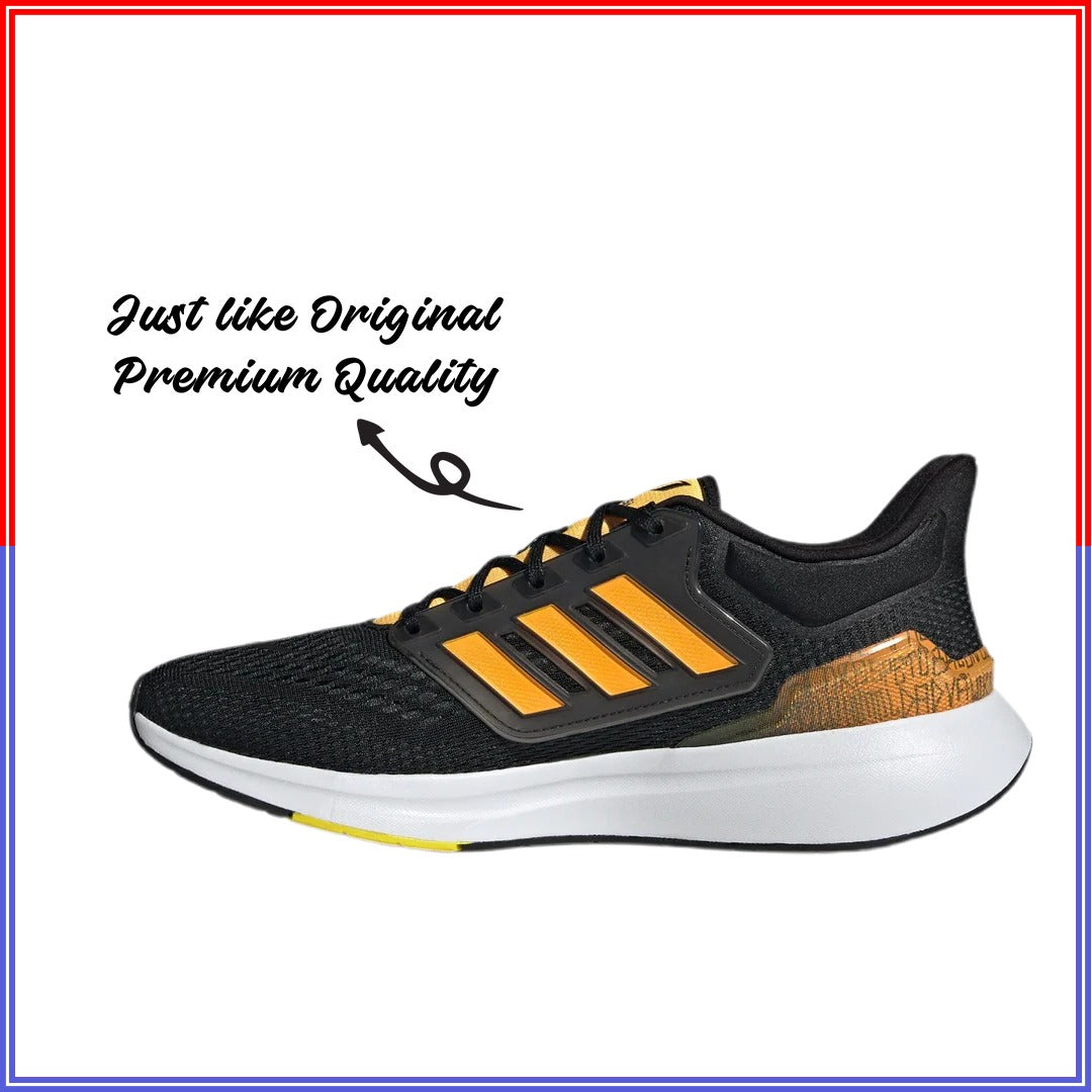 Adiillette Ulltrabouncce Running (Core Bllack-Yellow)