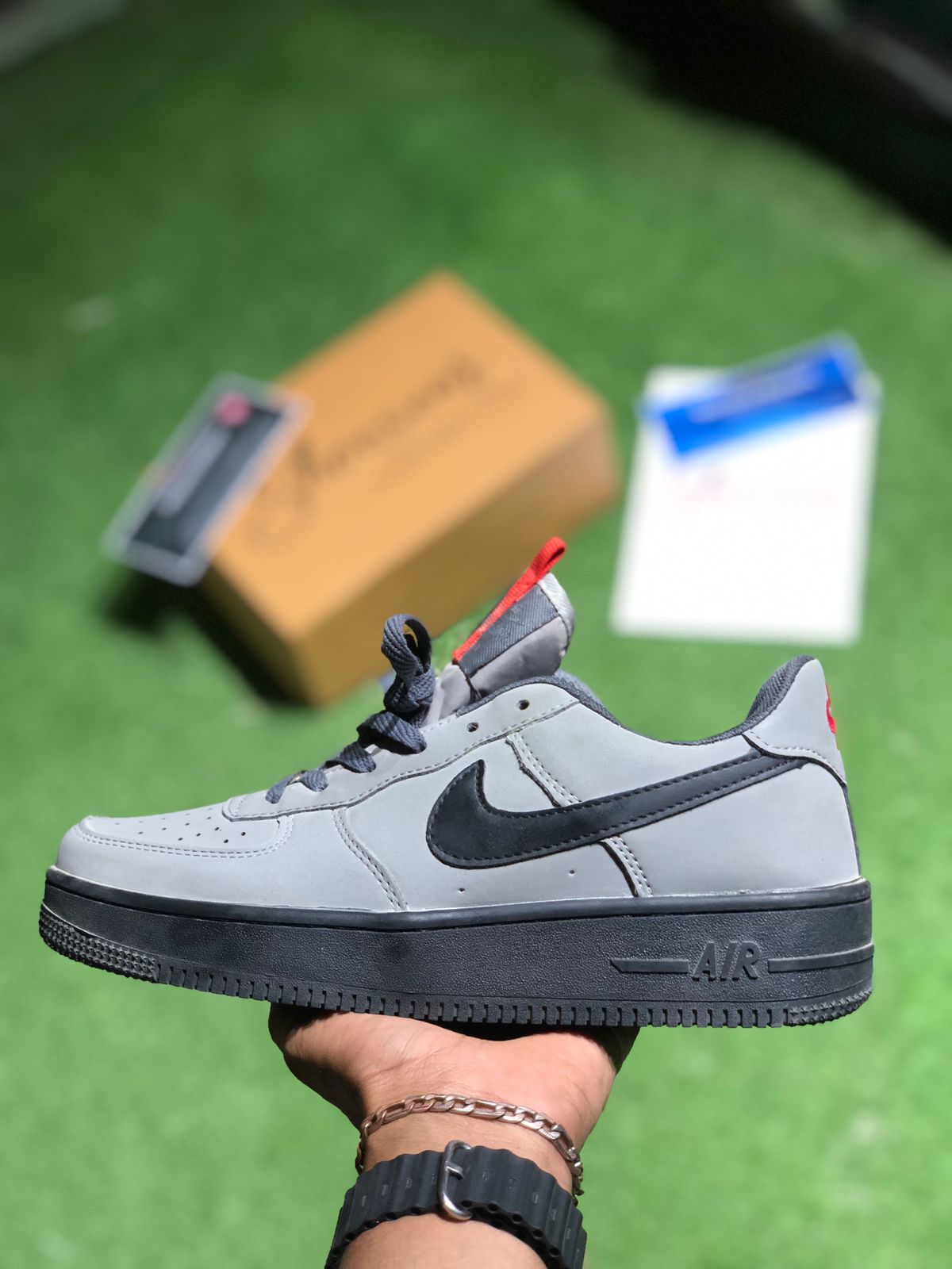 AF-1 Annthracitte (Shoesear Grey)