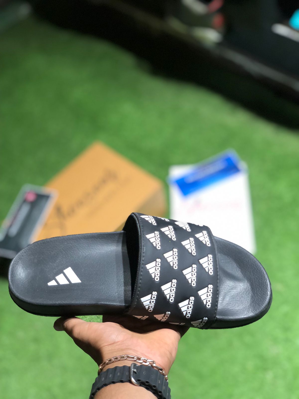 Ad Basic Edition Slides For Men – (Premium Quality) (BLACK)