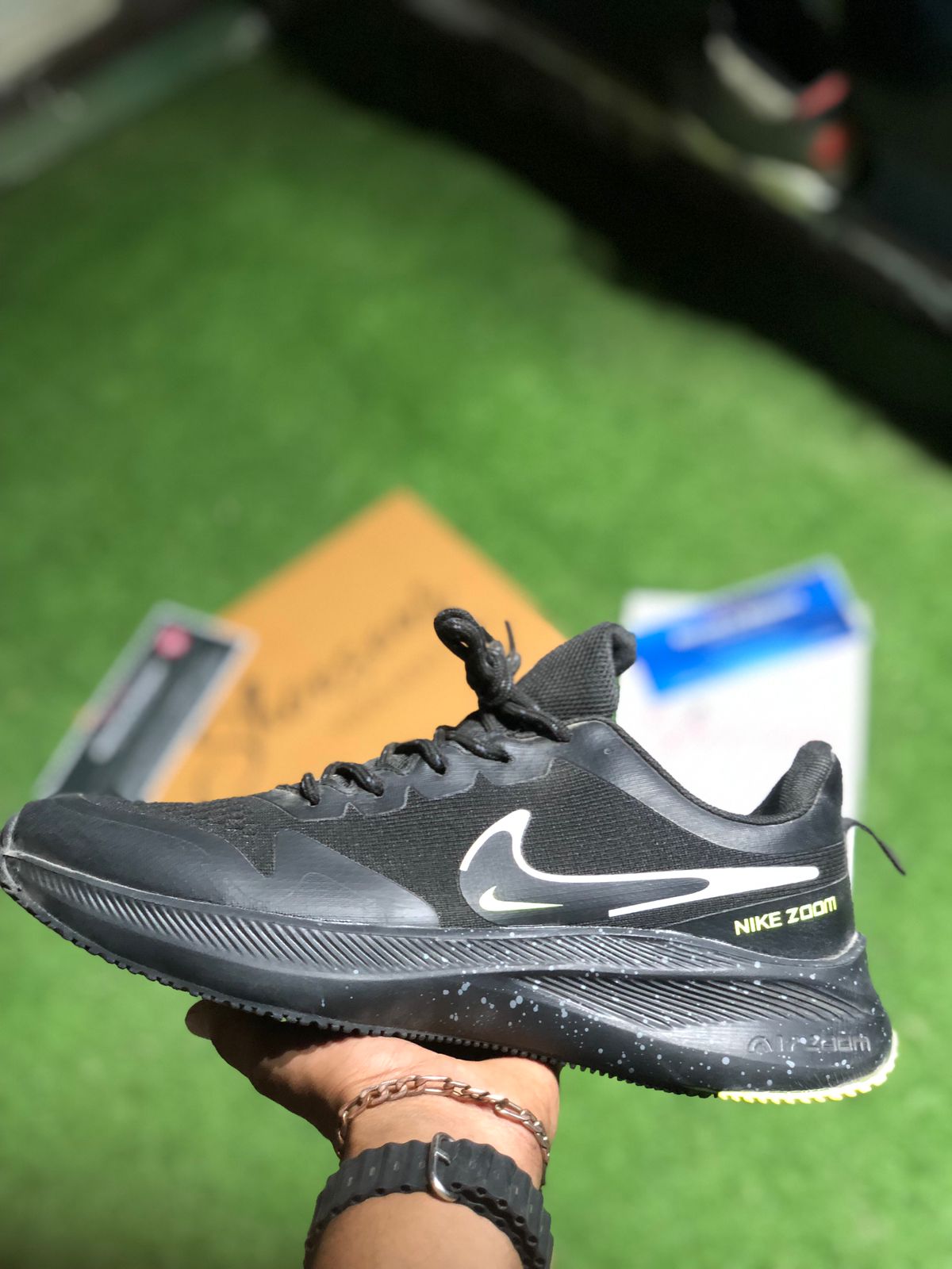 AZ Green Black Shoes