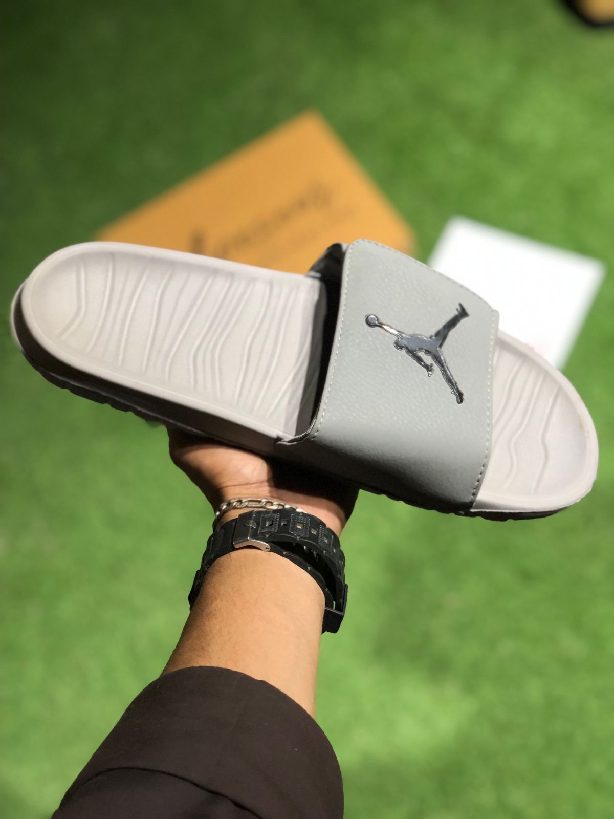 Jordan Slippers Grey