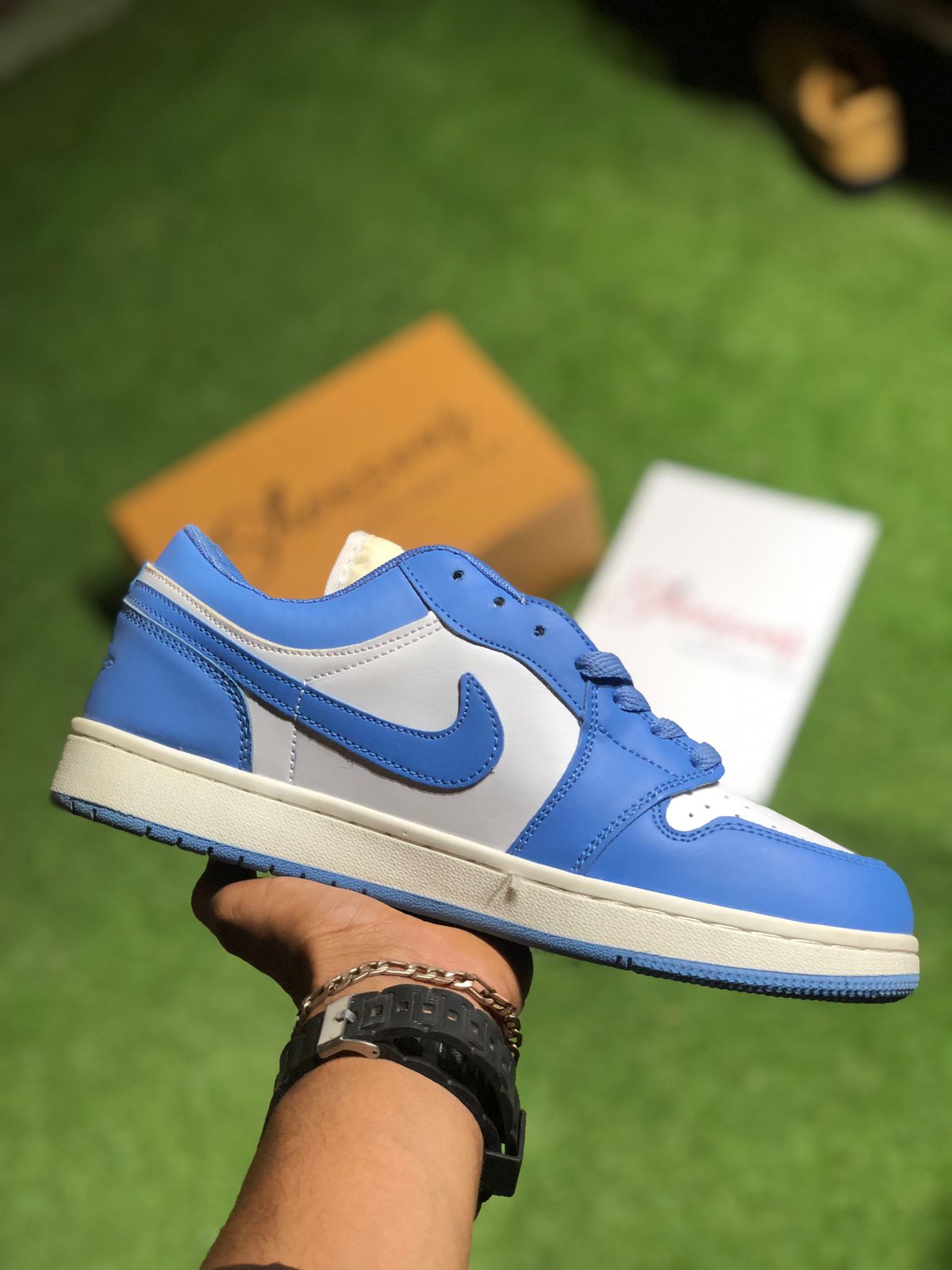A.J.1s Lows “UNC Blue”