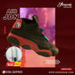 Air JDN 1 3 red and black Shoes