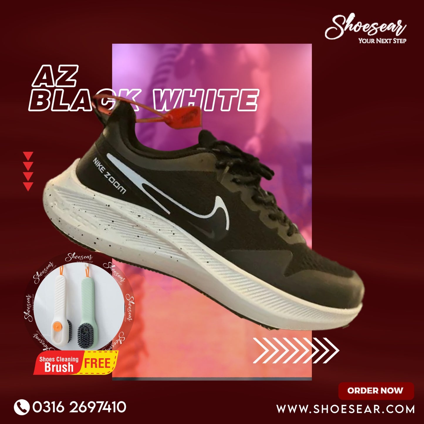 AZ Black White Shoes